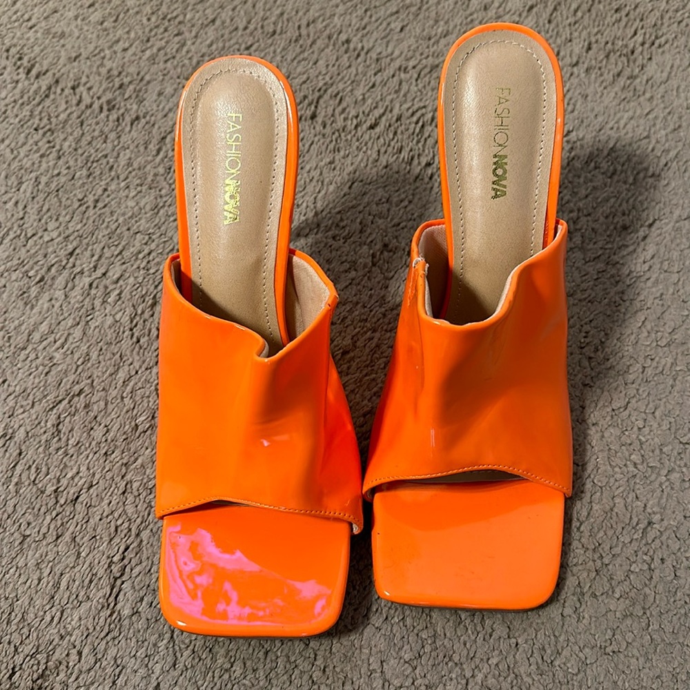 Neon Orange Mule - NEW